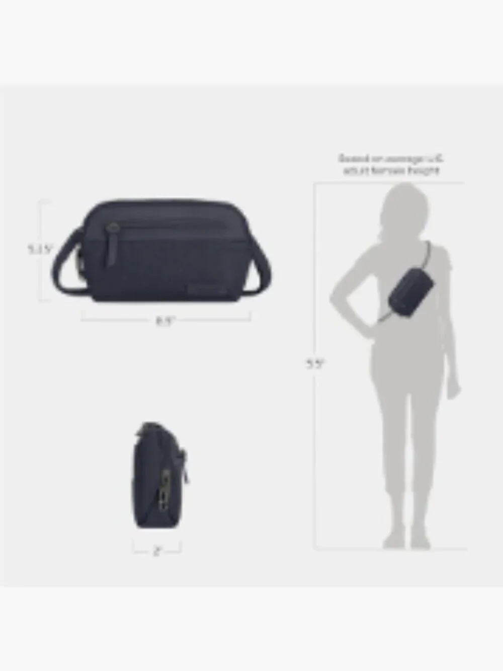 Anti-Theft Convertible Small Crossbody Bag with RFID Protection